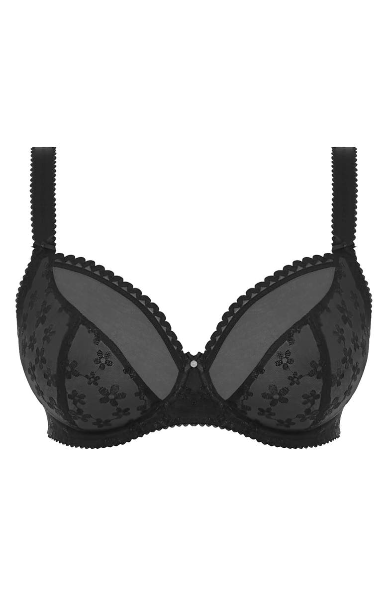 Freya Unchained Full Figure Underwire Plunge Bra, Alternate, color,