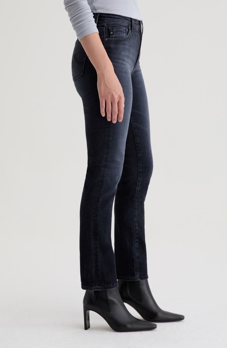 AG Mari Mid Rise Slim Straight Leg Jeans, Alternate, color, Glitch