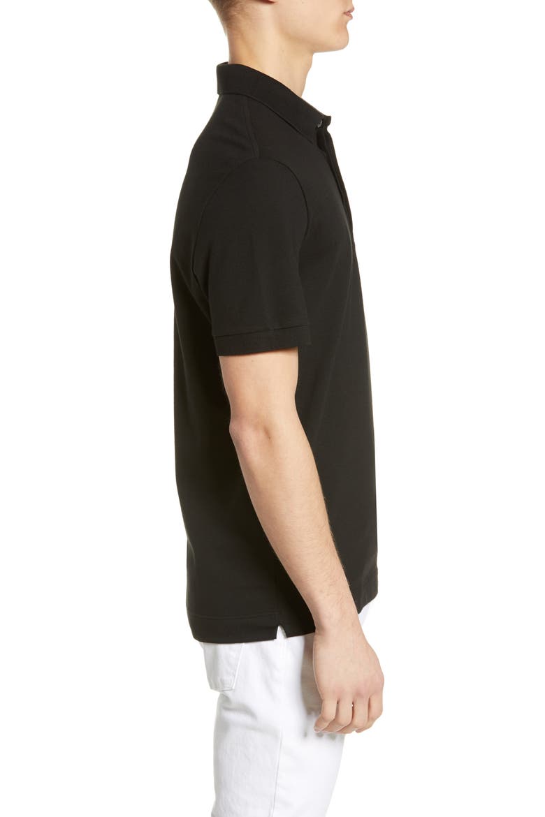 Paris Regular Fit Stretch Polo, Alternate, color, 031 BLACK