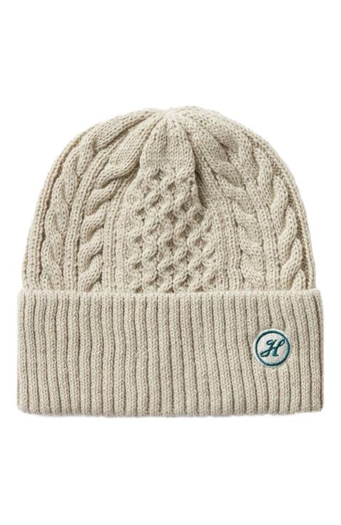 Vulcan Cable Knit Beanie