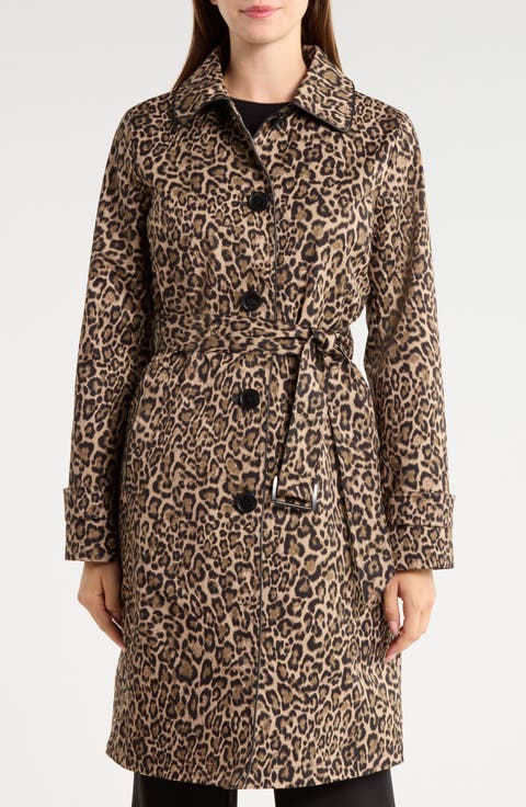 Belted A-Line Rain Coat