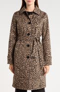 Michael Kors Belted A-Line Rain Coat
