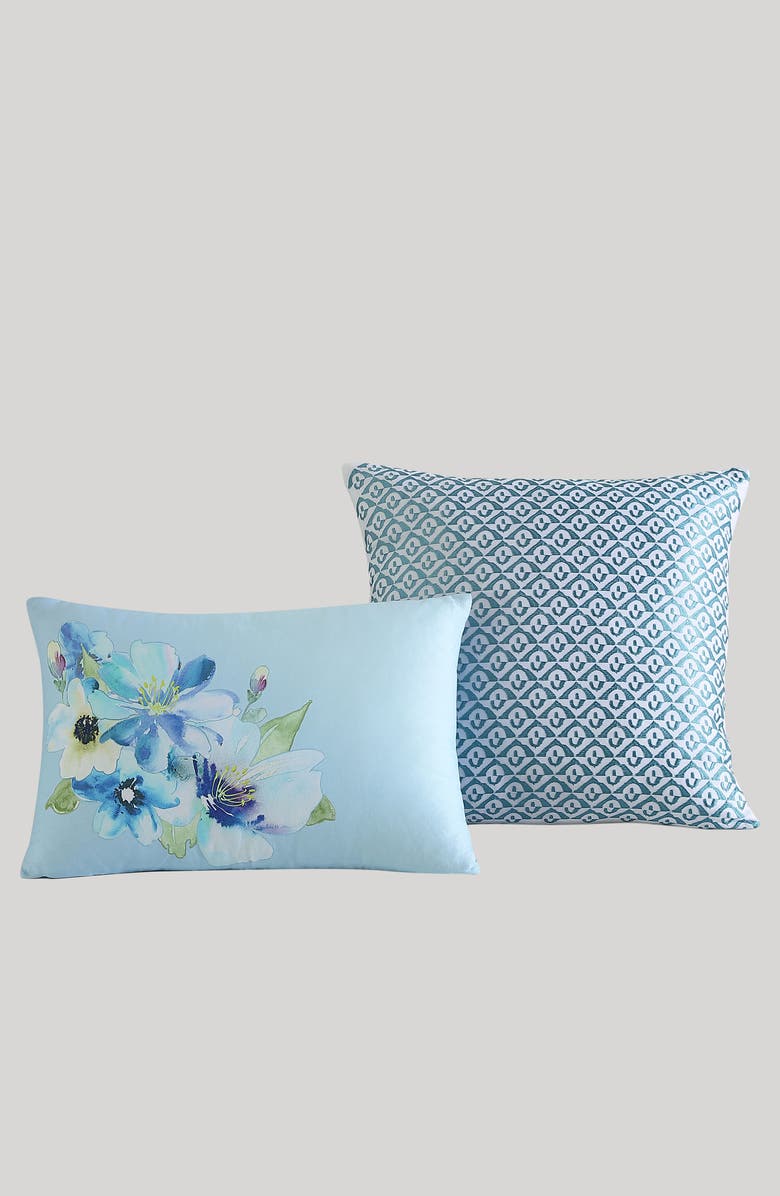 Bebejan Watercolor 5-Piece Reversible Comforter Set, Alternate, color,