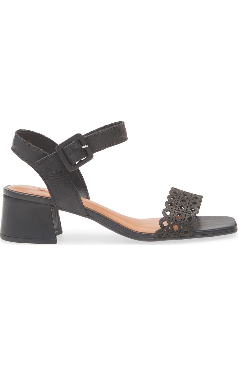 Bottero Catia Ankle Strap Sandal, Alternate, color, Preto