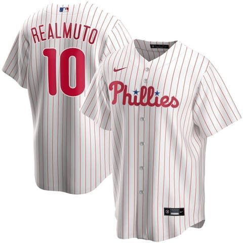 Men's Nike JT Realmuto White Philadelphia Phillies Home Replica Player Name Jersey