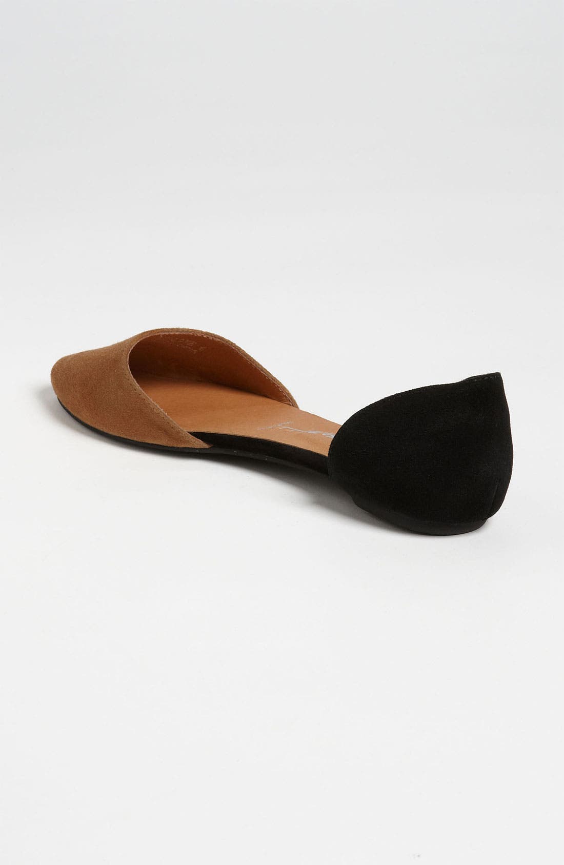 'In Love' Flat, Alternate, color, NUDE SUEDE/ BLACK SUEDE