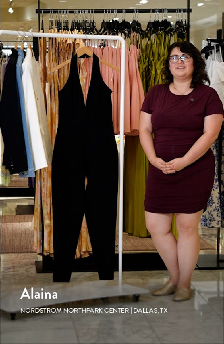 Anaise Plunge Corset Stretch Bandage Jumpsuit, sales video thumbnail