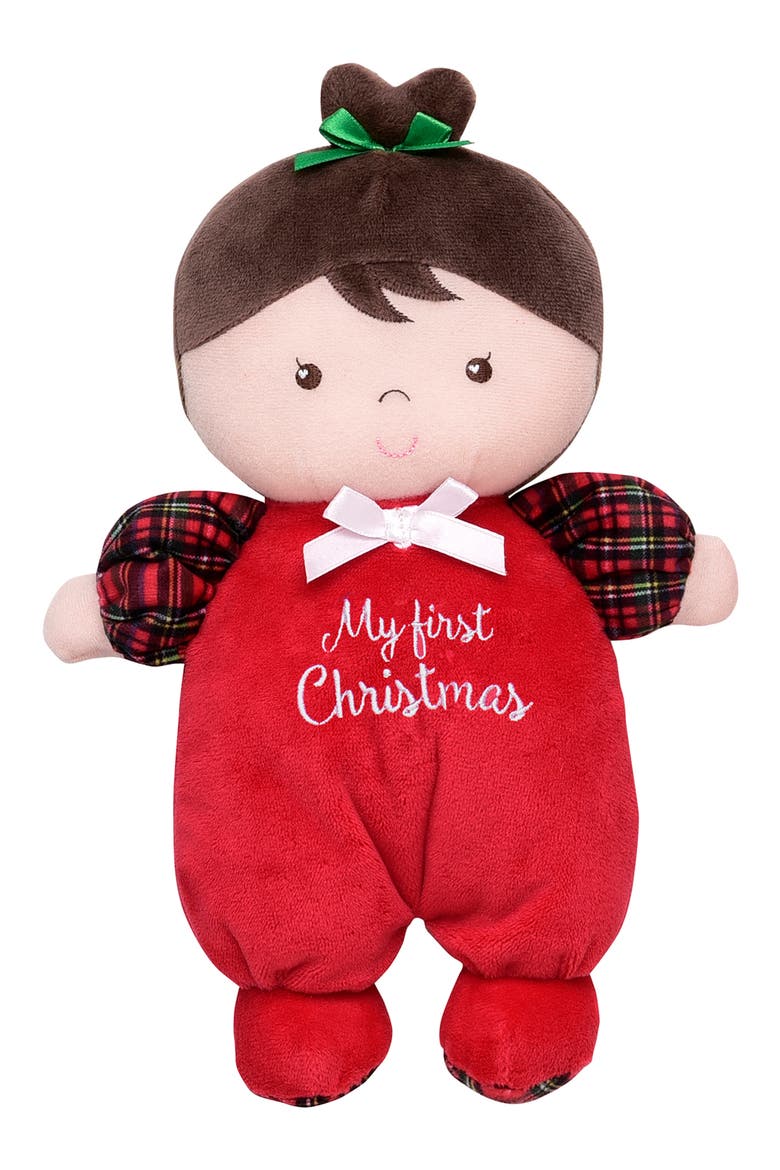 Julie My 1st Christmas Doll, Main, color, RED
