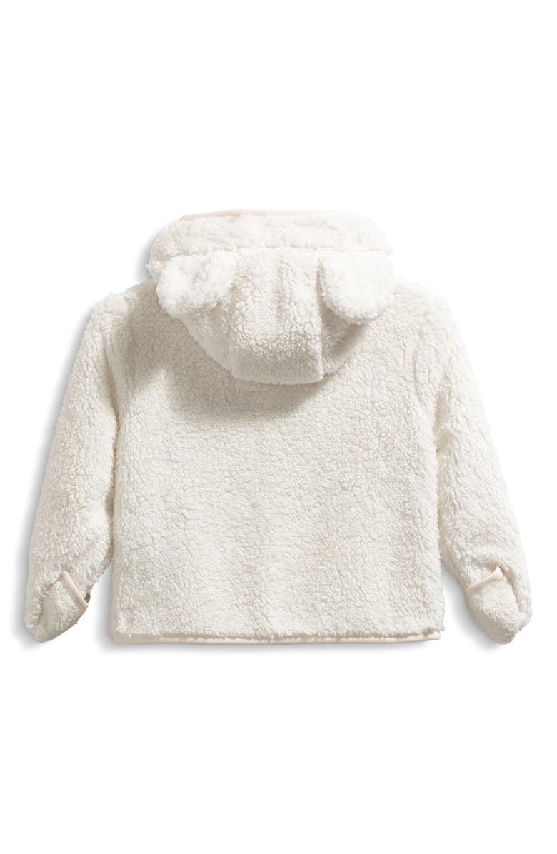 The North Face Campshire Ears Fleece Zip Hoodie, Alternate, color, White Dune