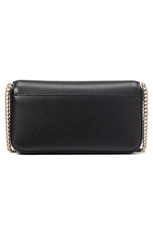 Kate Spade New York Ava Leather Wallet On A Chain In Black