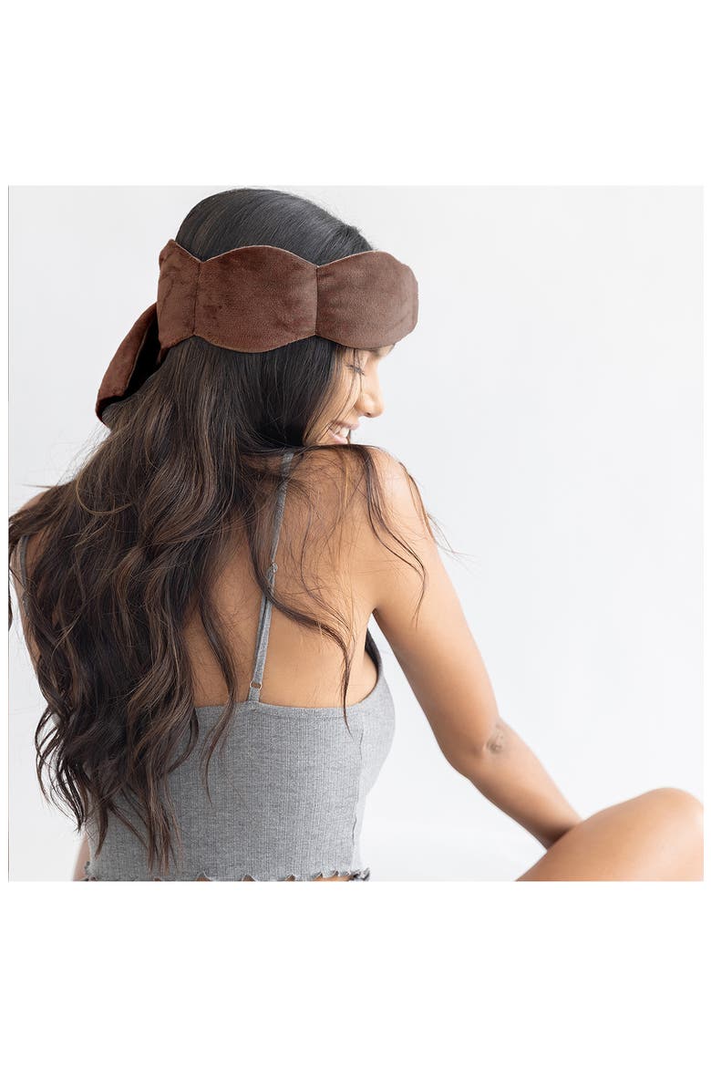 Sleep Mask, Alternate, color, MOCHA