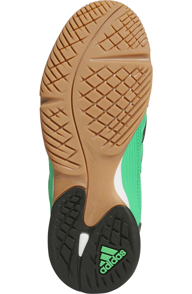 adidas Kids' Predator Sala Soccer Sneaker, Alternate, color, Green/ Core Black/ Gum