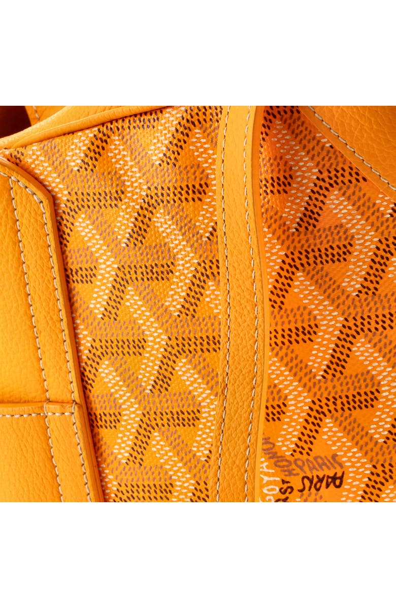 Pre-Owned Goyard Saigon Top Handle Bag Coated Canvas with Leather Mini, Alternate, color, Orange