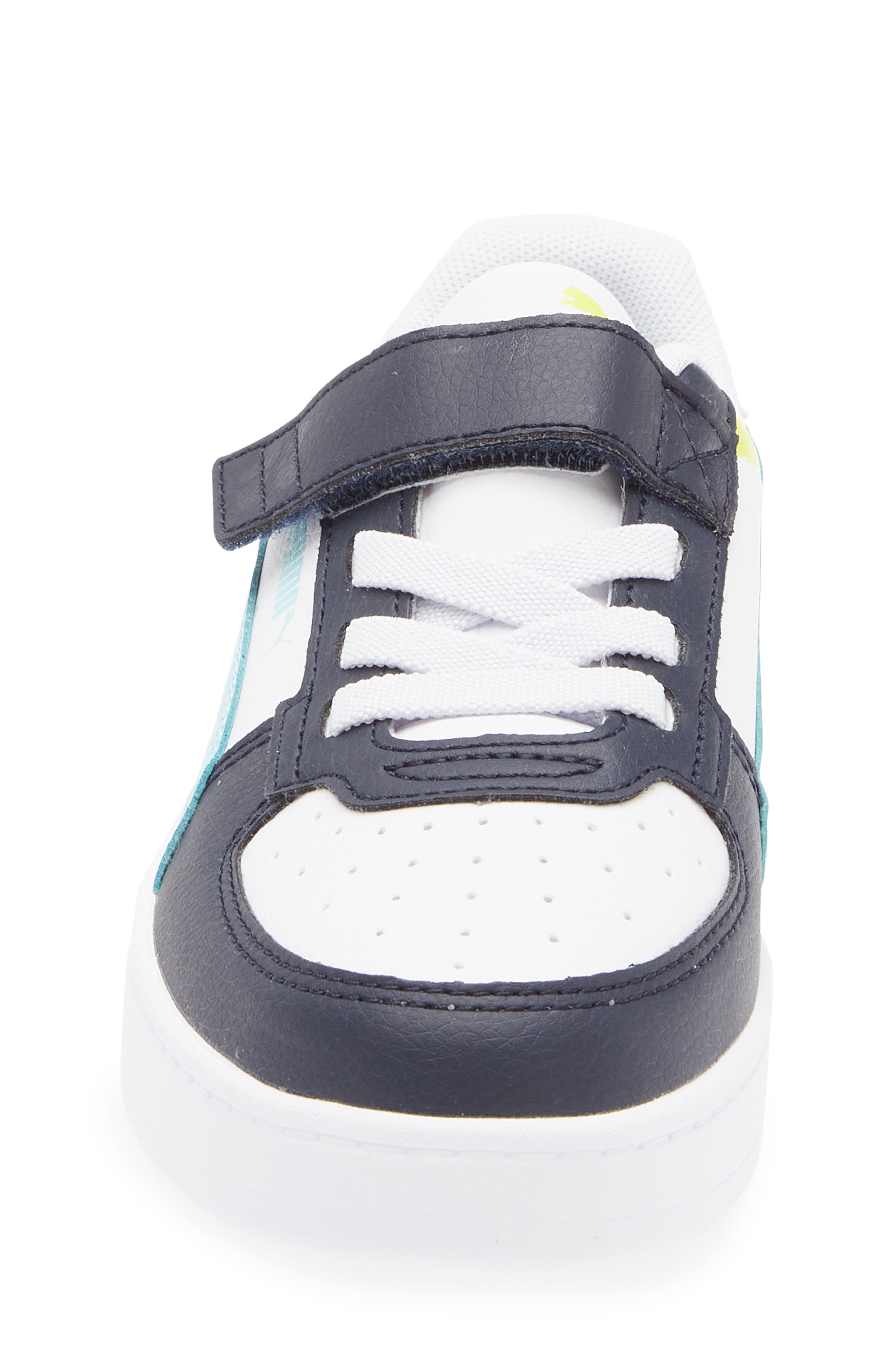 PUMA Kids' Caven 2.0 Colorblocked Sneaker, Alternate, color, Puma White/ Safe Lake