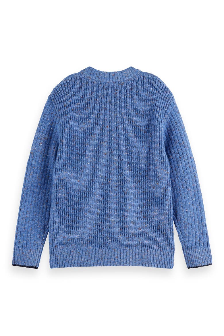 Kids' Cable Sweater, Alternate, color, FADED DENIM