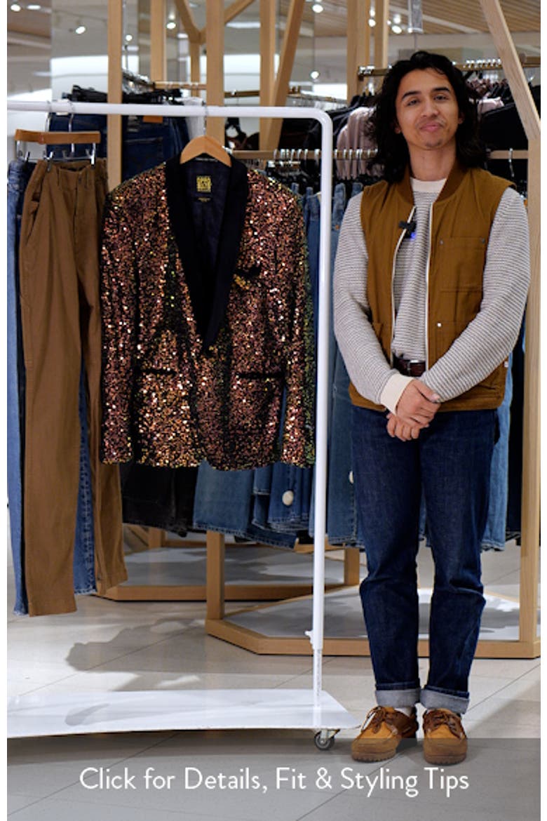 Amber Sequins Dinner Jacket video