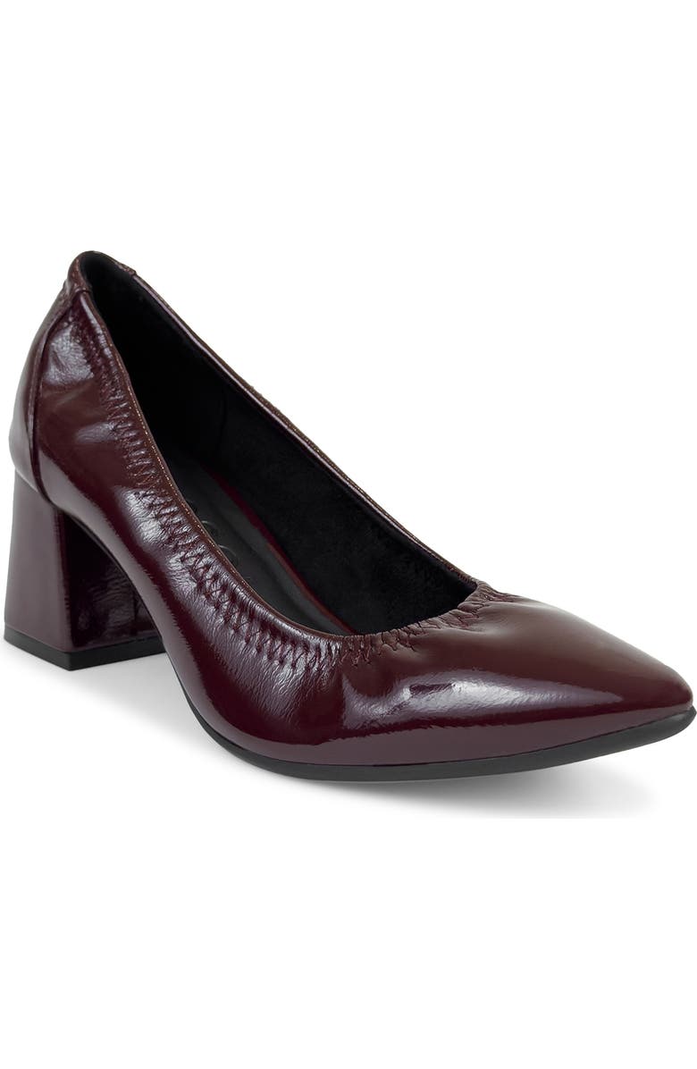 Aerosoles Elisea Pointed Toe Stretch Pump, Main, color, Merlot Crinkle Patent