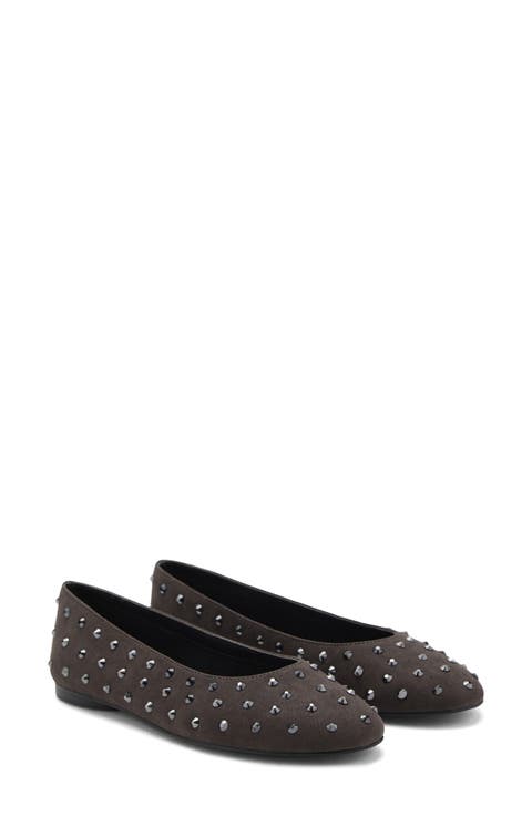 Studded Ballet Flat (Women)