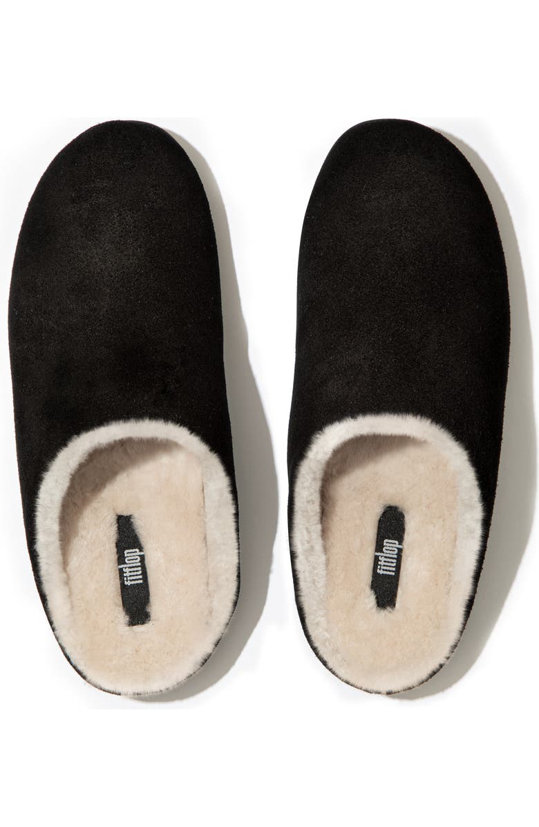 FitFlop Chrissie Shearling, Alternate, color, Black