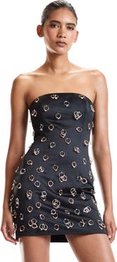 Cynthia Rowley Embellished Ring Dress