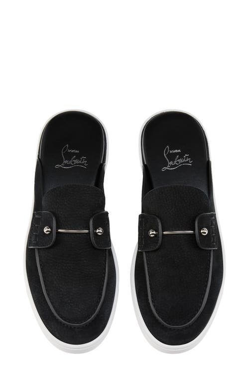 Christian Louboutin Chanme Sneaker Loafer Mule In Black