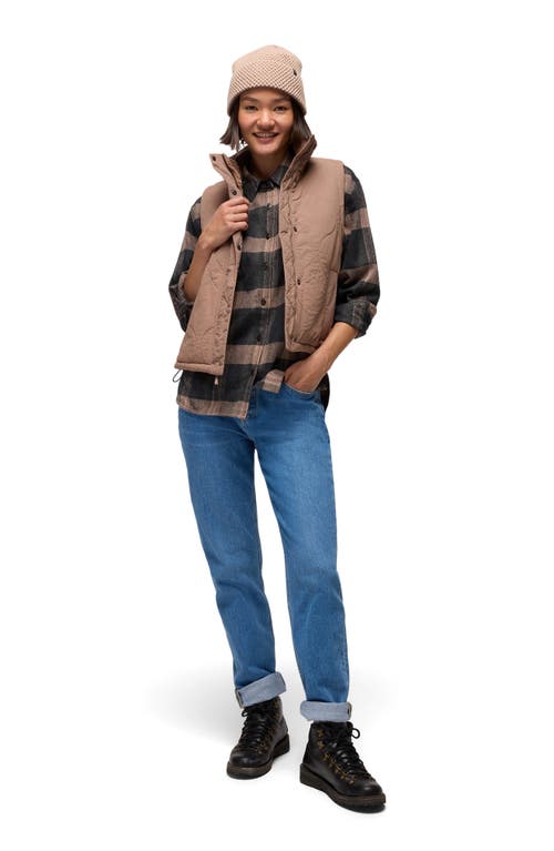 Prana Encinitas Quilted Vest In Brown