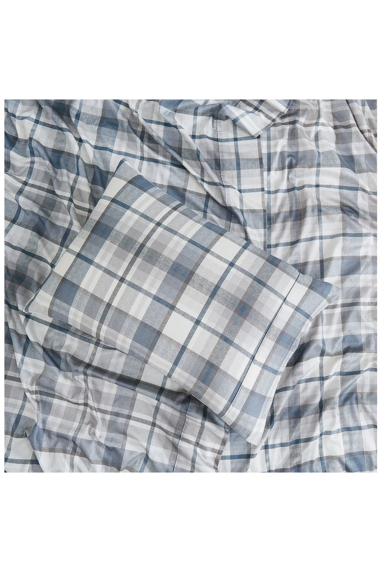 Highland Collection Extra Deep Cotton Sheet Set, Alternate, color, BLUE
