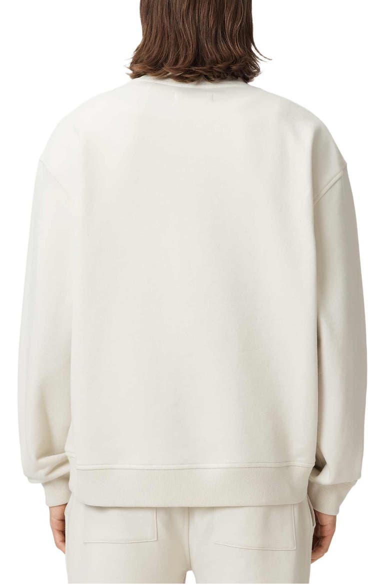 Asher Crewneck Sweatshirt, Alternate, color, BIRCH WHITE