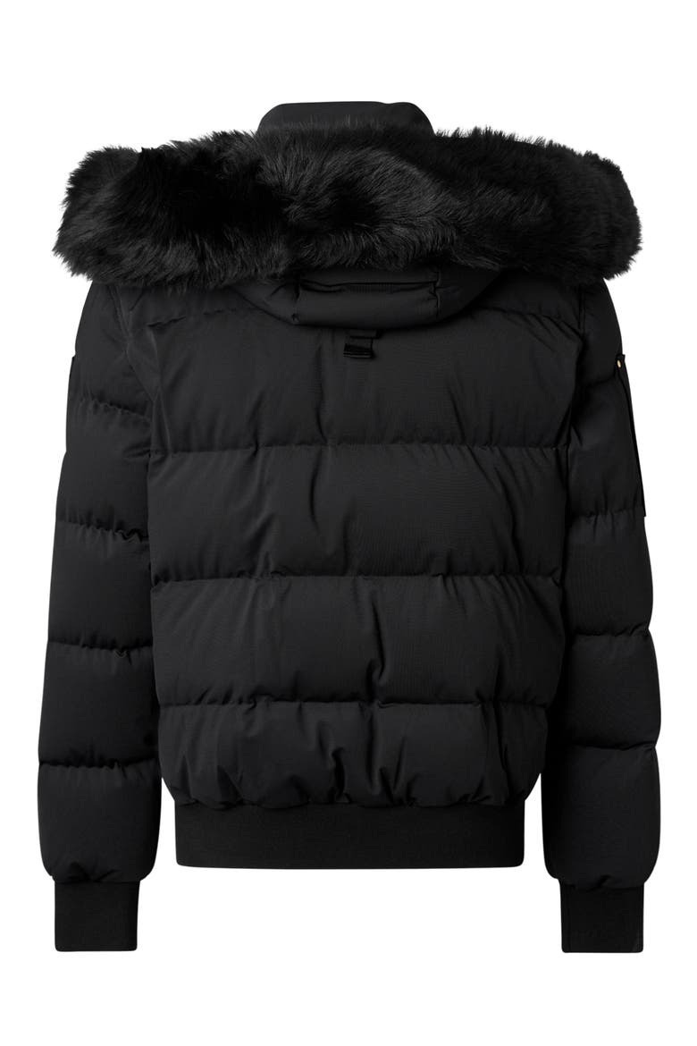 Stagg Down Bomber Jacket, Alternate, color, BLK W/ BLK SH - 305