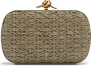 Bottega Veneta Knot Intreccio Wicker Effect Leather Minaudière