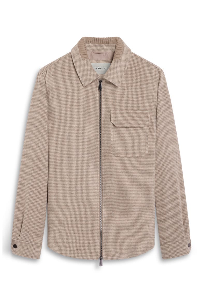 Wool Blend Shirt Jacket, Alternate, color, COBBLESTONE