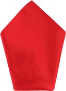Trafalgar Sutton Solid Color 13 Inch Silk Pocket Square