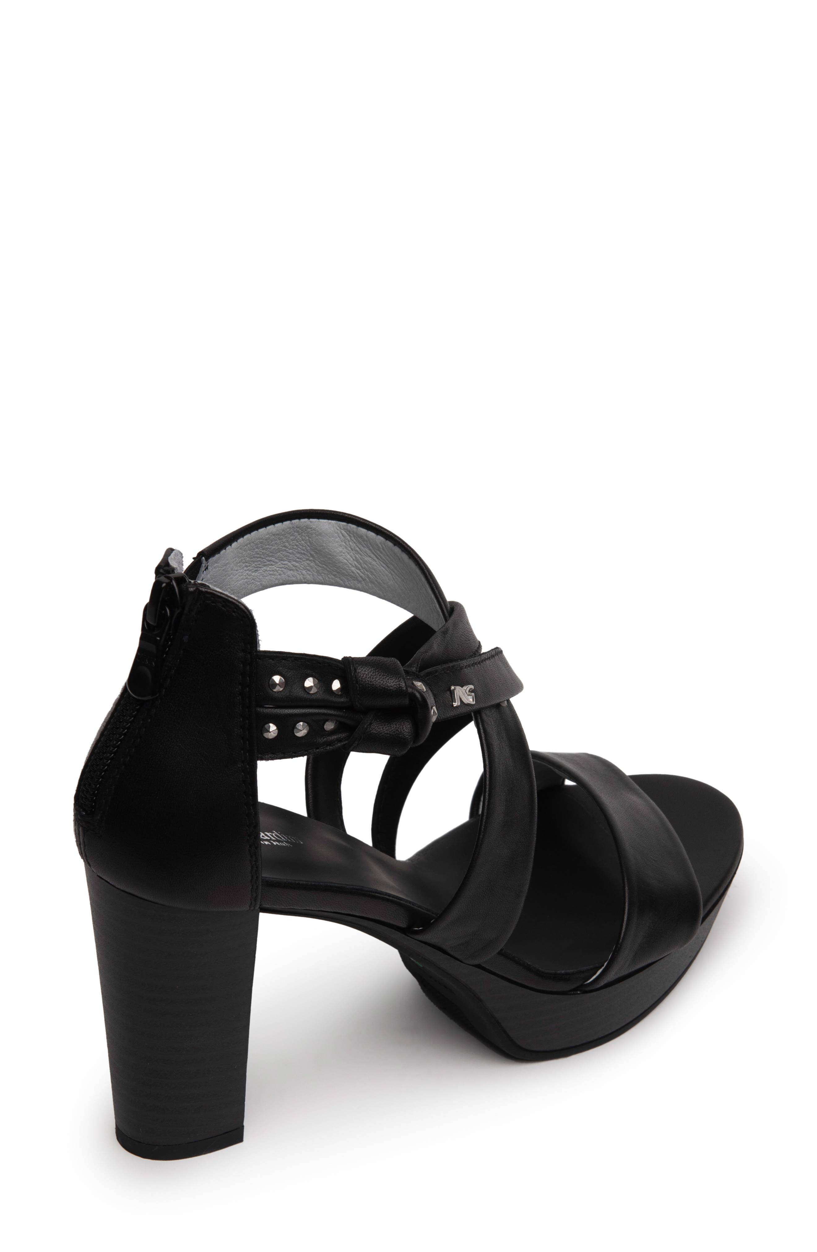 NeroGiardini Platform Block Heel Sandal, Alternate, color, 