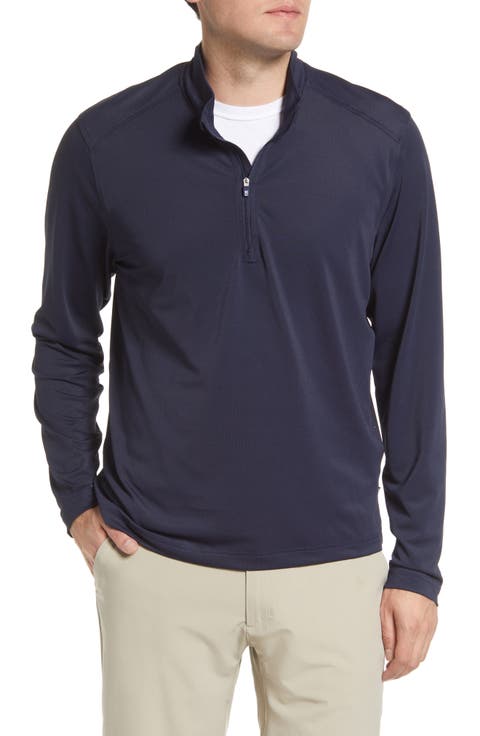 Virtue Piqué Recycled Blend Quarter Zip Pullover