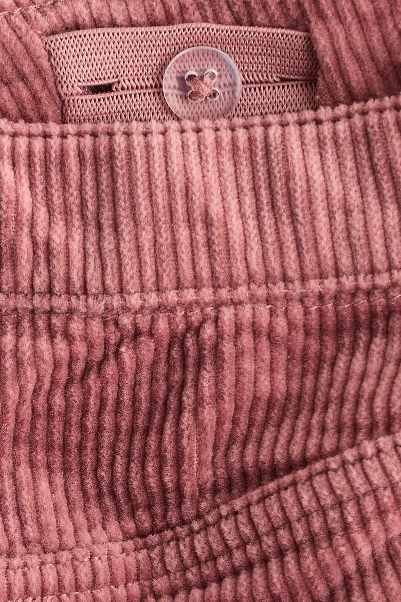 Wide-leg Cotton Corduroy Pants, Alternate, color, Dusty pink