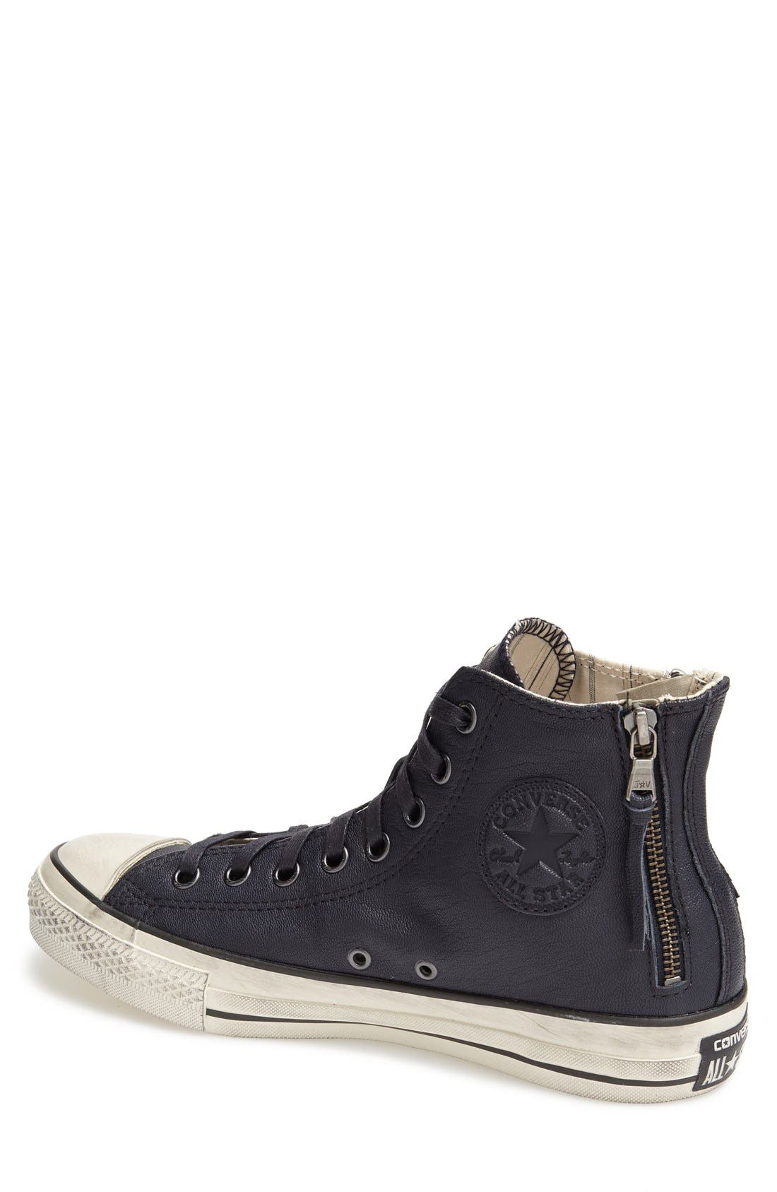 Converse by John Varvatos Chuck Taylor<sup>®</sup> All Star<sup>®</sup> Double Heel Zip Sneaker, Alternate, color, 
