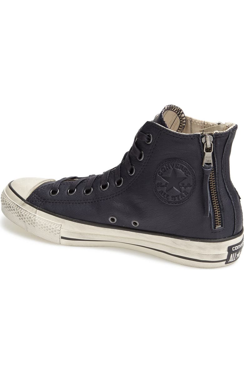 Converse by John Varvatos Chuck Taylor<sup>®</sup> All Star<sup>®</sup> Double Heel Zip Sneaker, Alternate, color,