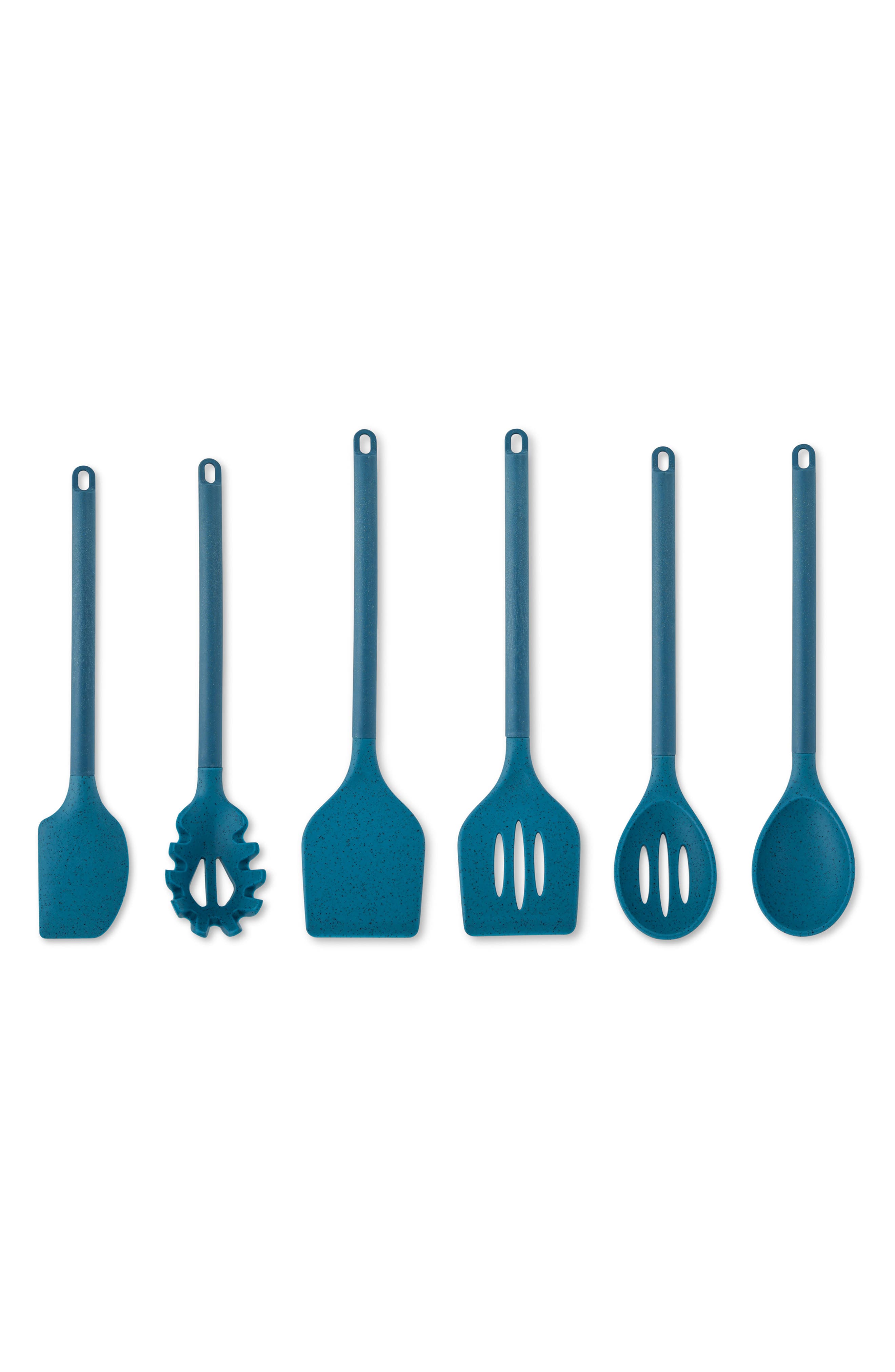CORE KITCHEN 6-Piece Silicone & Wheat Fiber Cooking Utensil Set