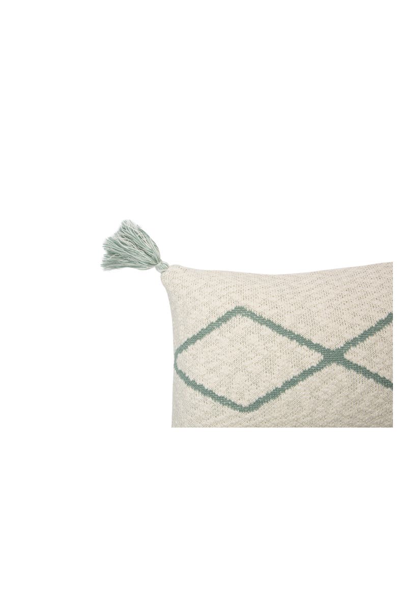 Oasis Tassel Knit Accent Pillow, Alternate, color, INDUS BLUE