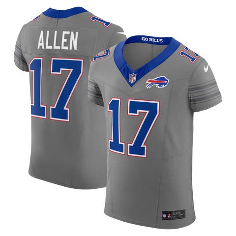 Men's Nike Josh Allen Gray Buffalo Bills Nickel City Vapor F.U.S.E. Elite Jersey