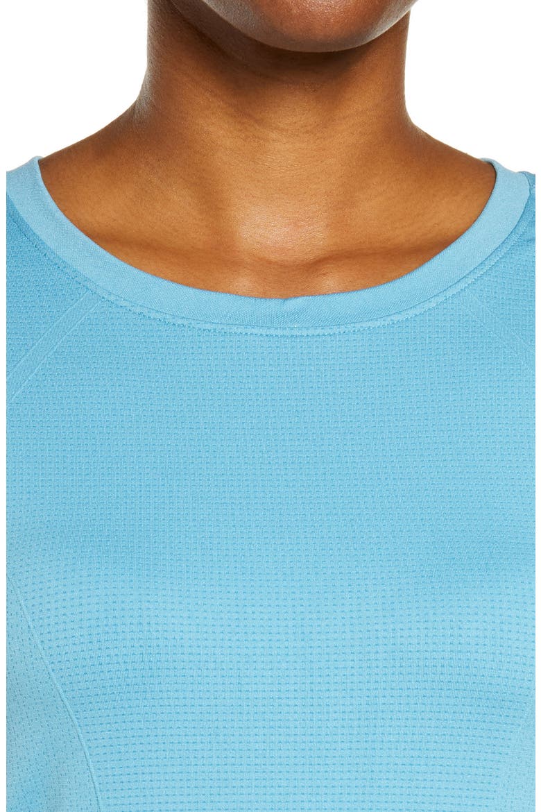 Tempo Seamless T-Shirt, Alternate, color, TEAL DOLPHIN