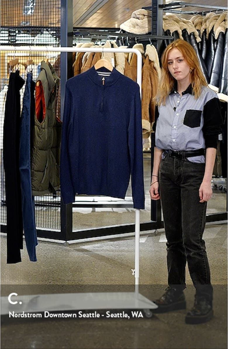 Cassady Quarter Zip Sweater, sales video thumbnail