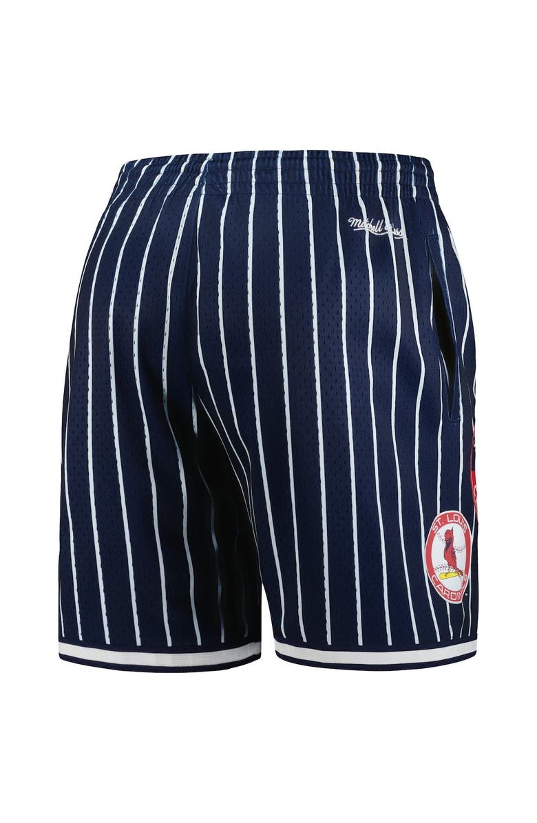 Mitchell & Ness Men's Mitchell & Ness Navy St. Louis Cardinals Cooperstown Collection 1982 World Series City Collection Mesh Shorts, Alternate, color, Navy