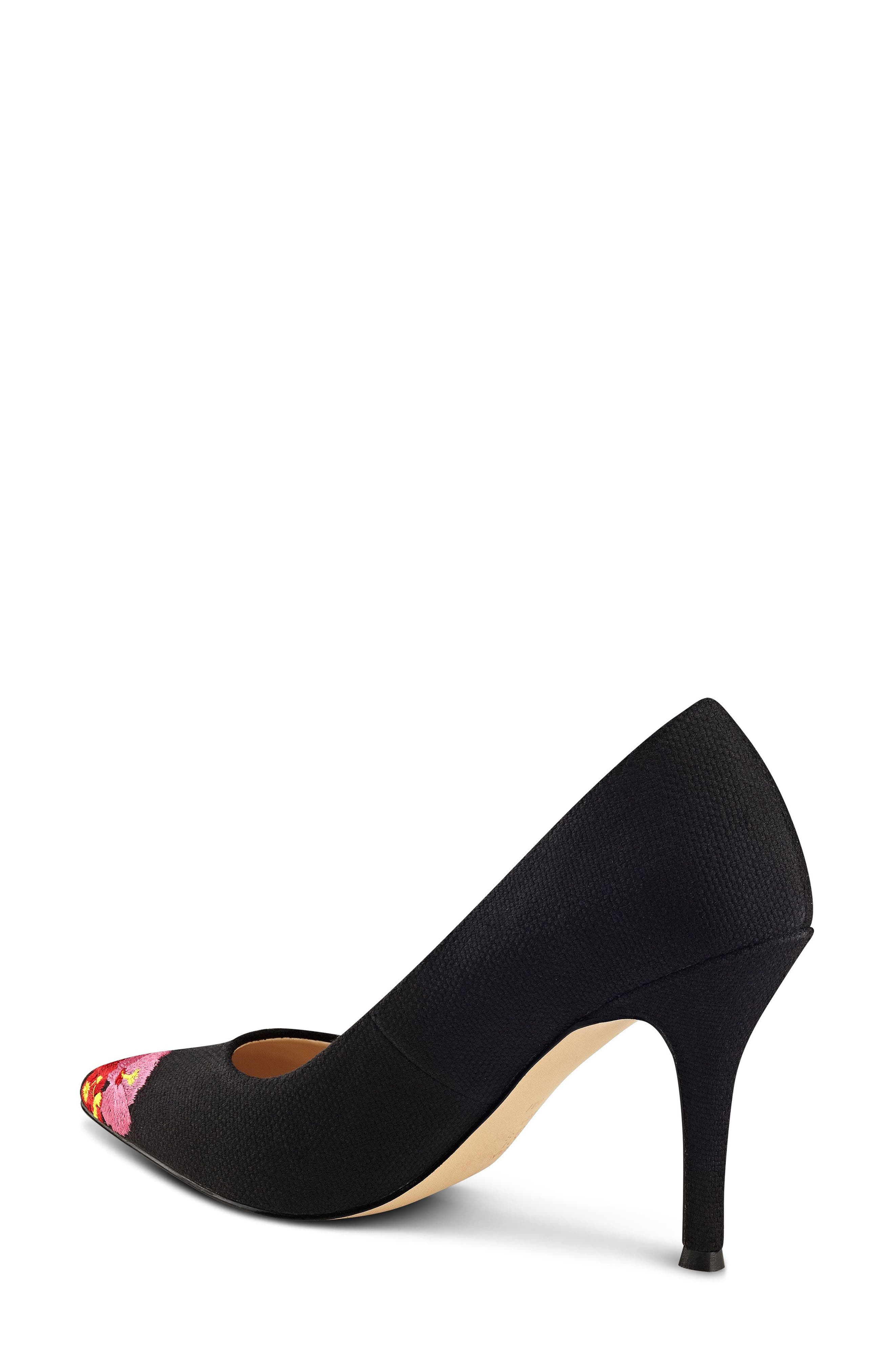 Nine West Flax Embroidered Pump, Alternate, color, 