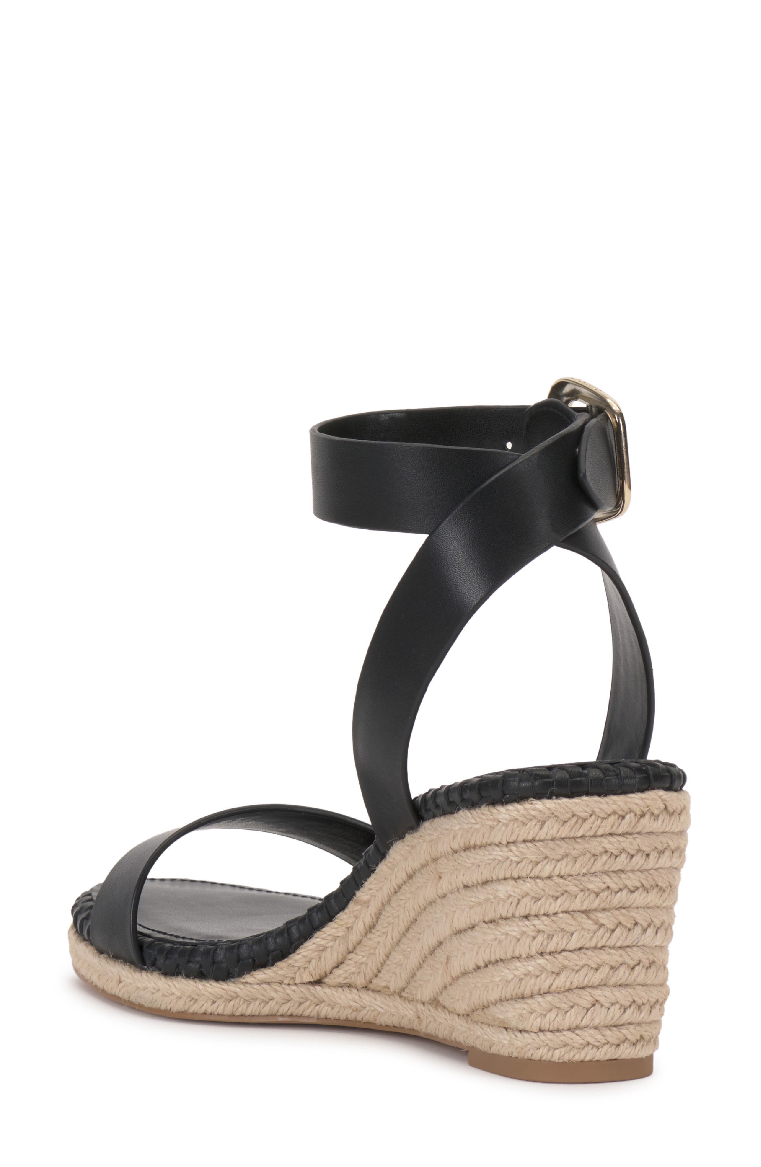 Vince Camuto Fainel Espadrille Ankle Strap Platform Wedge Sandal, Alternate, color, 
