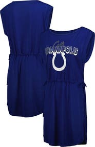 G-III 4HER BY CARL BANKS Women's G-III 4Her by Carl Banks Royal Indianapolis Colts G.O.A.T. Swimsuit Cover-Up