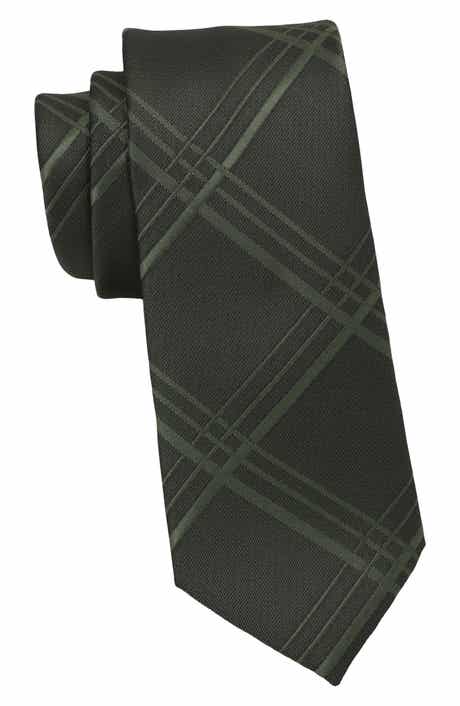 Tonal Plaid Tie