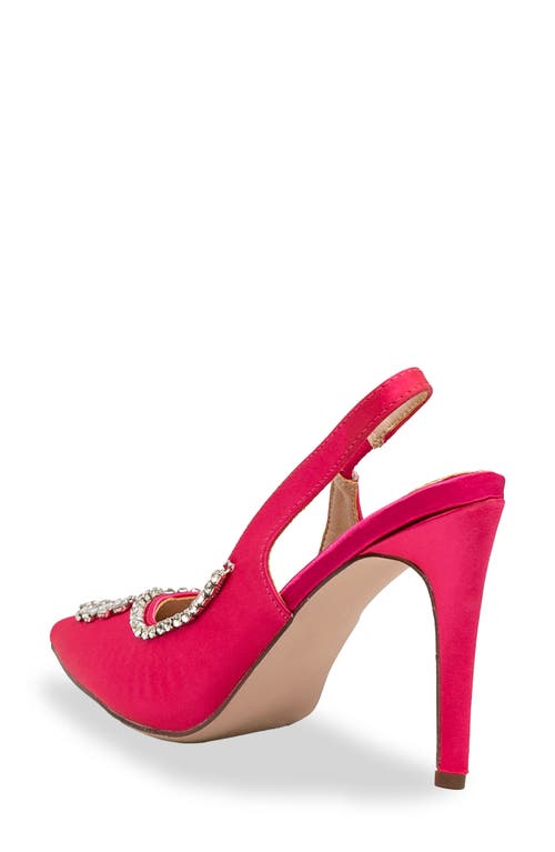 CHASE & CHLOE CHASE AND CHLOE HALSTON CRYSTAL SLINGBACK PUMP 