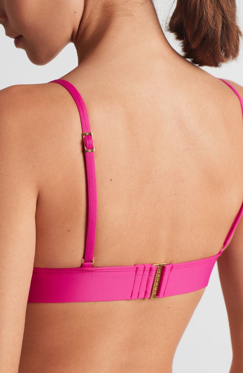 Lauren Ralph Lauren Triangle Bikini Top, Alternate, color, Freesia