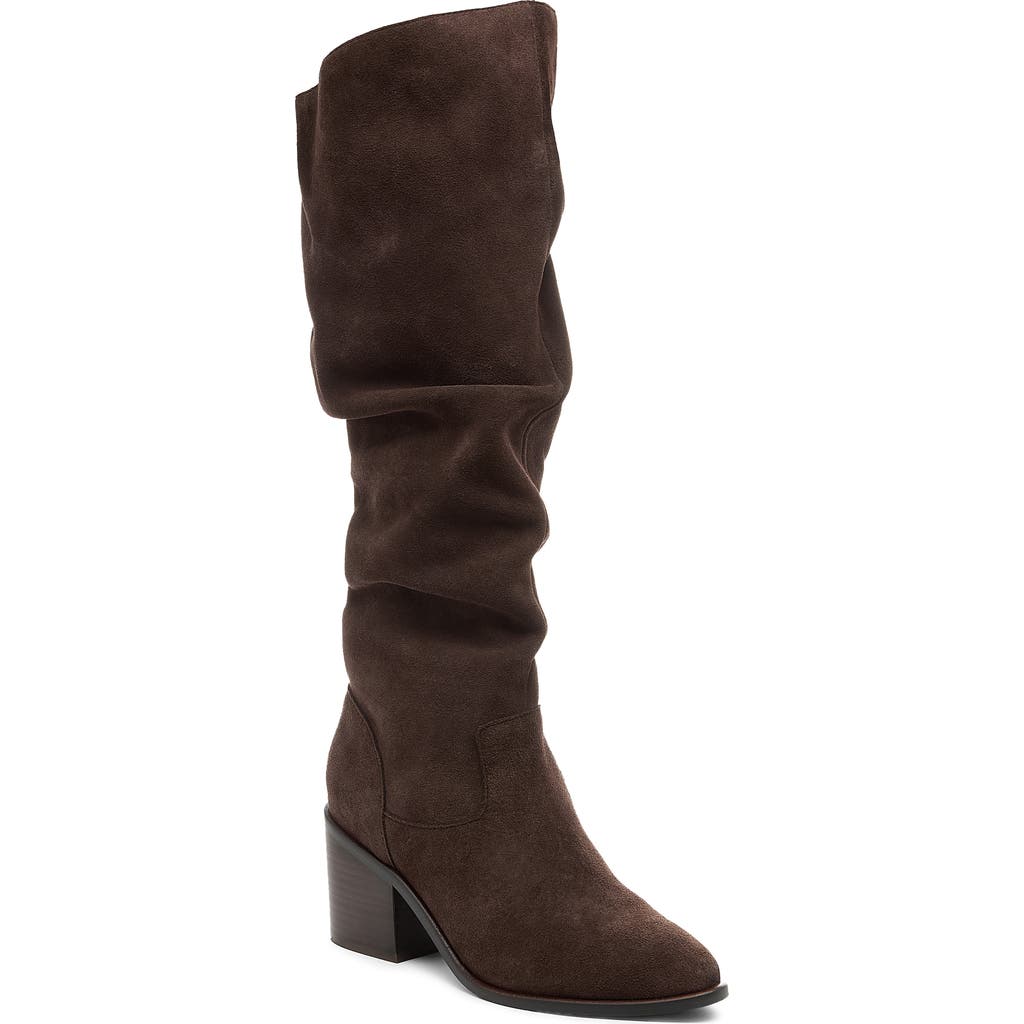 Kelsi Dagger Brooklyn Easton Slouch Knee High Boot In Brown